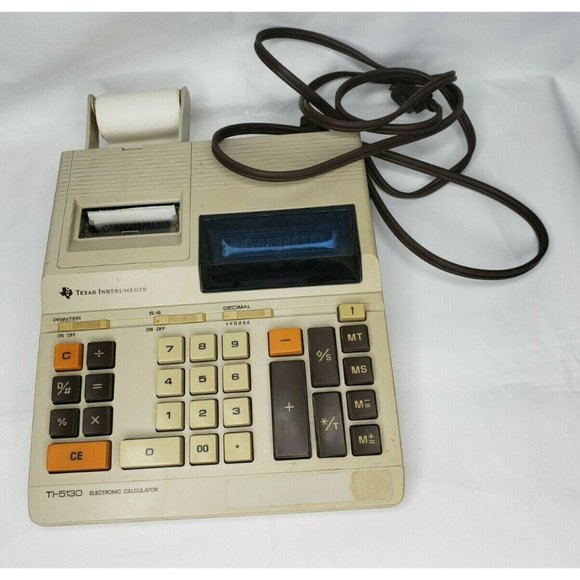 Vintage Texas Instruments TI-5130 Electronic Calculator Receipt Printer - Picture 2 of 9